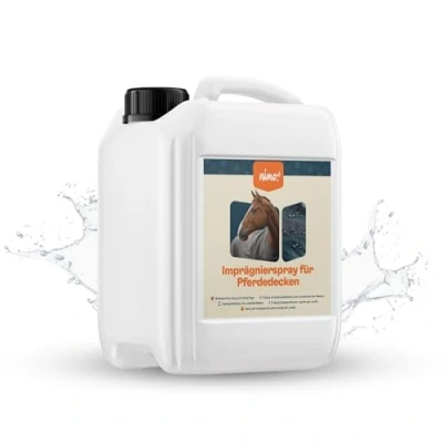 Image de nimo® Spray imperméabilisant pour couvertures de chevaux Imperméabilisation On contre l&#039;humidité et la saleté Respirant Protection pluie