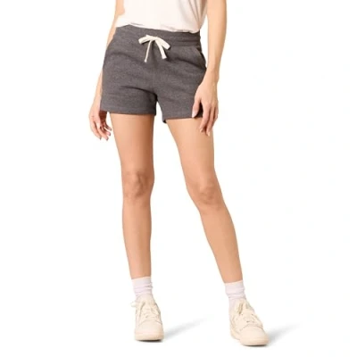 Image de Amazon Essentials Short en Molleton Femme, Charbon Chiné, XL