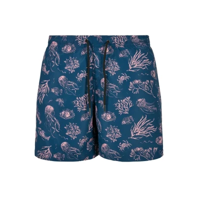 Image de Urban Classics Pattern Short de bain, Homme, Taille: 4XL, Nautical aop