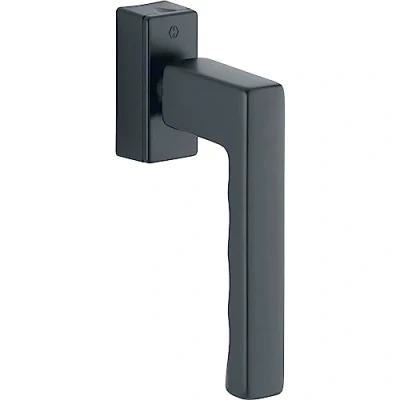 Image de HOPPE Toulon 11736045 Poignée de fenêtre SecuForte + VarioFit 90 7 x 32 42 mm Noir mat