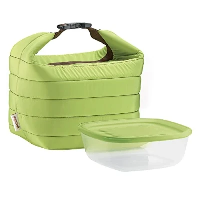 Image de Guzzini, Petit Sac Isotherme A/Compartiment Fraicheur Handy, (Bag) 22 x 18 h22 cm; (Container) 19,6 h7 cm 1400cc