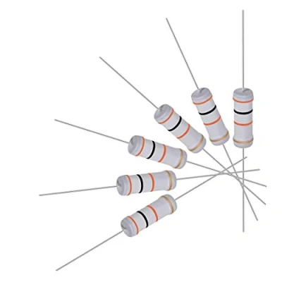 Image de 40Pcs 30K Ohm Resistor, 3W 5% Tolerance Metal Oxide Resistors, Axial Lead, Flame Proof for DIY Electronic Projects and Experiments