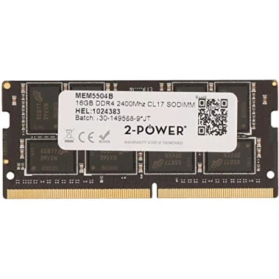 Image de 2 Power MEM5504B module de mémoire 16 Go DDR4 2400 MHz (16GB 2400MHz CL17 SODIMM [12 warranty]) 5055190184042