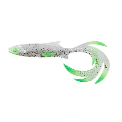 Image de Balzer Shirasu Reptile Shad poisson en caoutchouc pour pêche au brochet, sandre et à la perche, leurre 7 cm Salt&#039;n Pepper