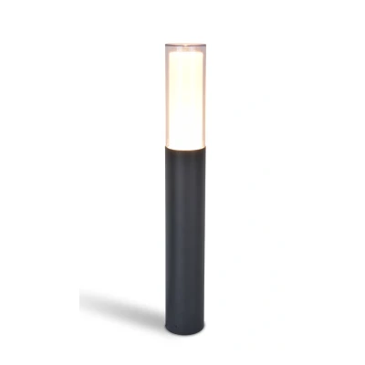 Image de Lutec Dropa poteau de jardin éclairage intelligent Connect 8,2 x 59 cm 10W LED incl. IP44 gris foncé