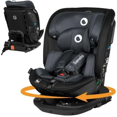 Image de LIONELO Bastiaan RWF i Size Siège Auto Pivotant 360 0 36kg, Montage Face et Dos à la Route, ISOFIX, TopTether, Réglage de l&#039;Appui tête, Ceinture Sécurité du Dossier