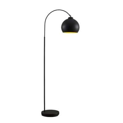 Image de Lindby Lampadaire Minali (Moderne) en Noir Métal e. a. pour Salon &amp; Salle à manger (1 lampe,à E27), Sur Pied, Lampe a de Sol