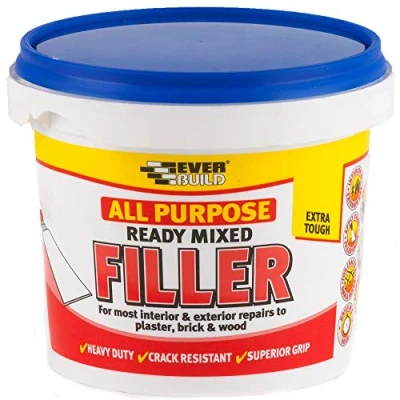 Image de Everbuild Mastic tout usage prêt à l&#039;emploi Intérieur et extérieur Blanc 600 g