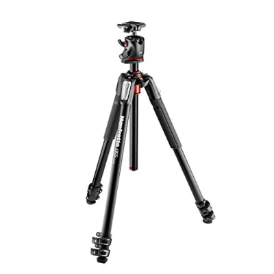 Image de Manfrotto MK055XPRO3 BHQ2 trépied Caméras numériques 3 Pieds Noir Trépieds (Caméras numériques, 15 kg, Pieds, 181,5 cm, Noir, Aluminium)