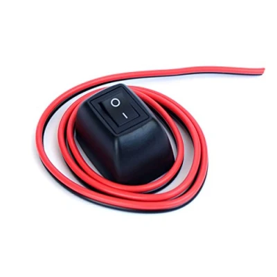Image de Switian DC 12V/24V Voiture DIY Interrupteur Coller Type OFF/ON pour Feux Anti brouillard,DRL,Barre Lumineuse LED