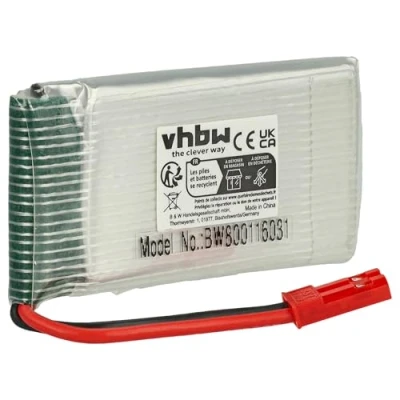 Image de vhbw Batterie Li Polymère 1100mAh (3.7V) Prise JST pour modèle Walkera Dragonfly, HM 5G4