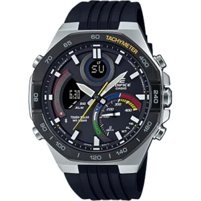 Image de Casio Mixte Analogique Numérique Quartz Montre avec Bracelet en Plastique