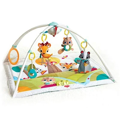 Image de Tiny Love Deluxe, Tapis d’Éveil Bébé Musical 2 en 1, 0 Mois+, de Jeux Polyvalent, 18 Activités, Jouet à Emporter, Arches Réglables, Développement Cognitif, Into the Forest