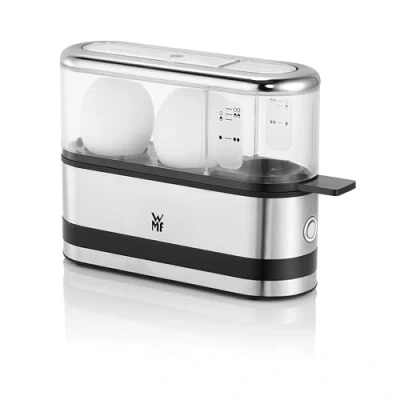Image de WMF Cuit oeufs, 2 œufs, 250 W, Inox 18/10 Cromargan, Tritan sans BPA, KITCHENminis 0415020011