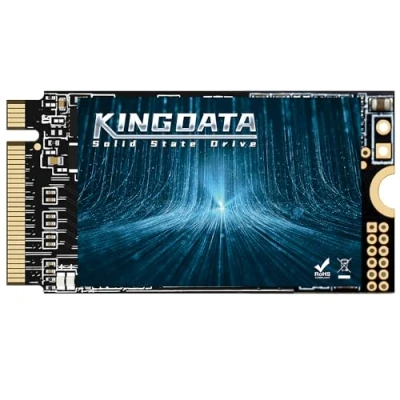 Image de KINGDATA M.2 2242 SSD 512 Go NVMe PCIe Gen3 x 4 Disque Dur Interne de Jeu SSD, 3D NAND TLC, Vitesse R/W jusqu&#039;à 2200 Mo/s et 1800 (M.2 PCIe, Go)