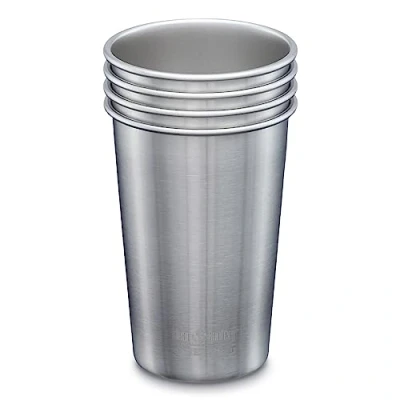 Image de Klean Kanteen Verre à bière (4 pièces) Argent, 473 ml