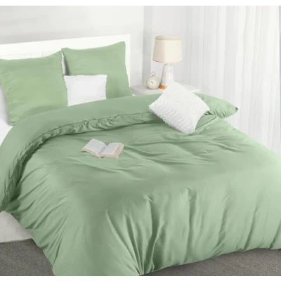 Image de Utopia Bedding Housse de Couette 240x260 cm avec 2 Taies d&#039;oreiller 65x65 (Vert Sauge) Parure Lit 240 x 260 Ensembles Housses en Microfibre brossée Douce