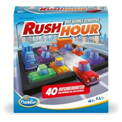 Image de ThinkFun Rush Hour Rangement génial. Jeu de logique garçons et Filles à partir 8 Ans, 76599, Multicolore