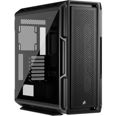 Image de CORSAIR 5000T Boîtier PC ATX de Taille Moyenne Panneaux Amovibles Circulation d&#039;air à l&#039;avant et sur Le Toit, Intérieur Spacieux, ASUS BTF, MSI Project Zero, Gigabyte Stealth Noir
