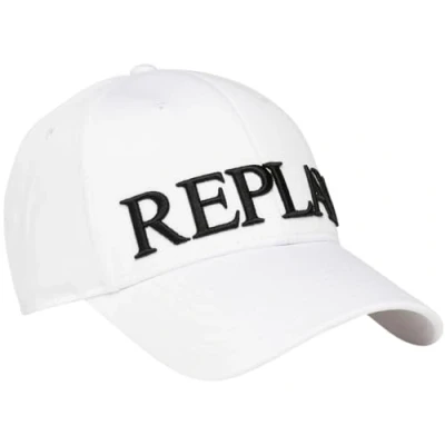 Image de Replay Casquette de baseball unisexe en coton, Optical White 001 (Weiß), Onesize