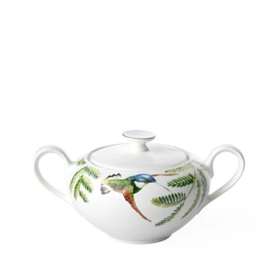 Image de Villeroy &amp; Boch 10 4381 0960 Amazonia Anmut Sucrier/Boîte à Marmelade Porcelaine Vert 12,5 x 12 cm