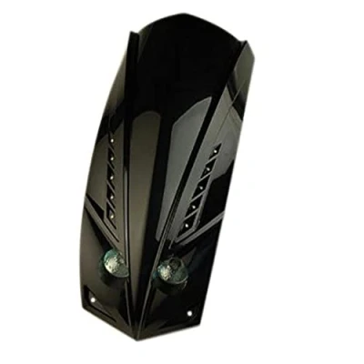 Image de TUN&#039;R Tablier AV/Face AV Scooter Compatible avec ludix Double Optique Noir (2x20w + LED)