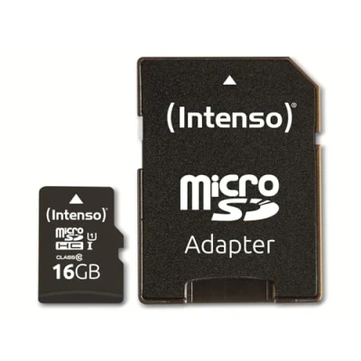 Image de Intenso 3424470 mémoire flash 16 Go MicroSD UHS I Classe 10 Neuf