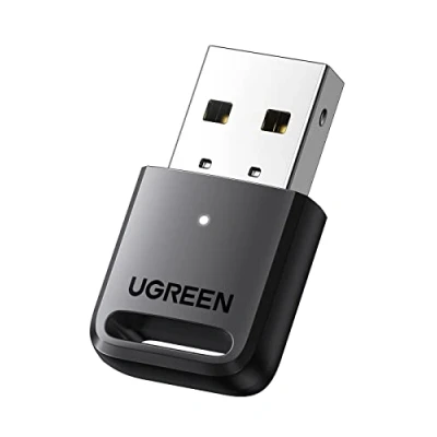Image de UGREEN Clé Bluetooth 5.0 Dongle Adaptateur USB pour PC Faible Latence Anti Perte Supporte Windows 11 10 8.1 7 Compatible avec Casque Clavier Souris Enceinte Manette de Jeu