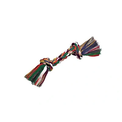 Image de Nobby Os avec 2 Nœuds Jouet en Coton pour Chien Multicolore 180 g