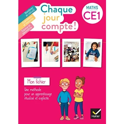 Image de Chaque jour compte Maths CE1 Ed. 2023 Fichier de l&#039;élève (Broché)