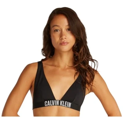 Image de Calvin Klein Haut de Bikini Brassière Femme Rembourrage Amovible, Noir (Pvh Black), M
