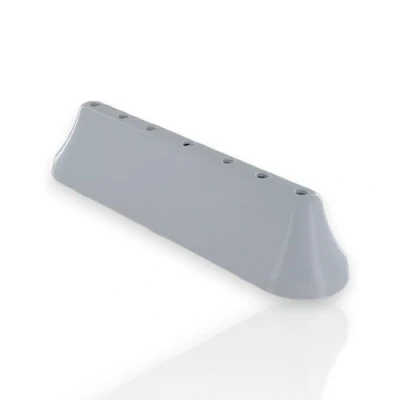 Image de DL pro Aube de tambour 175 x 47 40 mm pour machine à laver Vestel 42002592 Whirlpool Bauknecht 481202308115 7 trous, Blanc