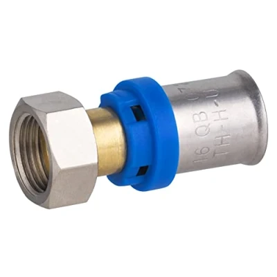 Image de Raccord Multicouche à Sertir Multi profils Ø16 Femelle Tournant 12x17 NOYON &amp; THIEBAULT