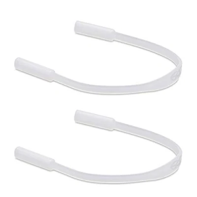 Image de kwmobile sangle de lunettes Lot 2x pour en silicone antidérapant Cordon anti glisse 17 cm transparent mat