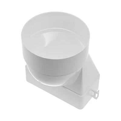 Image de Vent Systems raccord de tuyau rectangulaire 110 x 55 mm pour tube rond 100 Système ventilation, chauffage, refroidissement