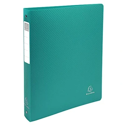 Image de Exacompta Réf. 51393E 1 Classeur rigide avec étiquette OPAK 4 anneaux ronds diamètre 30 mm Dos 40 Dimensions extérieures : 32 x 26,8 cm Format à classer A4 Maxi Coloris vert foncé