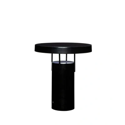 Image de HÜBSCH Lampe à poser LED rechargeable BringMe, noir, acier, variateur