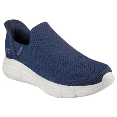 Image de Skechers Homme Hands Free Slip ins Bobs B Flex Resilient Edge Basket, Tissu Bleu Marine, 45.5 EU