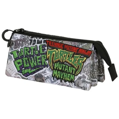 Image de Karactermania Ninja Turtles Pizza TIME Triple Trousse pour enfants, Taille: One Size, Multicolor