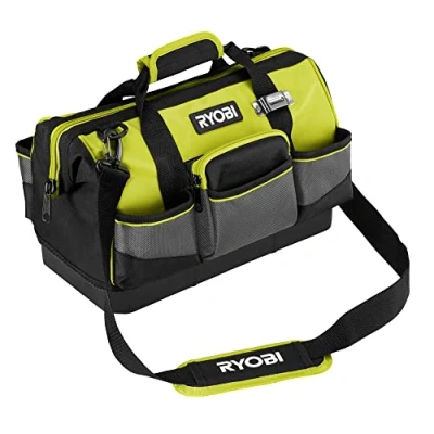 Image de Ryobi Sac avec fond renforcé (38 x 29 20,5 cm) pour 1 ou 2 outils Capacité : 22L Poignées et sangles rembourrées plus de confort RSSSTB1