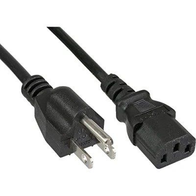 Image de InLine Câble d&#039;alimentation NEMA 1 15 (P) pour IEC 60320 C13 125 V 10 A 3 m noir Etats Unis