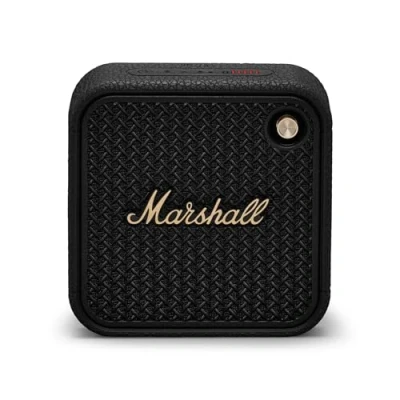 Image de Marshall Willen II Haut parleurs Bluetooth sans Fil 17 Heures de Lecture IP67 étanche Charge Rapide Noir et Laiton