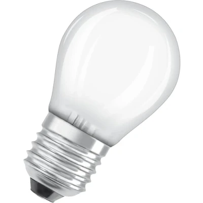 Image de Osram LED Ampoules sphériques, 4 W équivalent à 40 W, culot E27, 470 lm, lumière chaude 2700 K, paquet de 3, Blanc Chaud