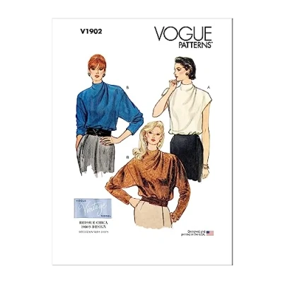 Image de Vogue Patterns V1902A5 Haut/gilet pour femme A5 (34 36 38 40 42)