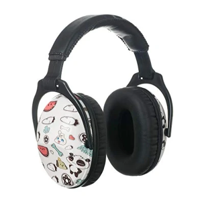 Image de PROTEAR Casque Anti Bruit Enfant Facilement Réglable Pliable, Protection Auditive confortable avec Sac de Transport, SNR 28dB pour l’, Feux d’Artifice,étudier, Concert(Feux d’artifice noirs)