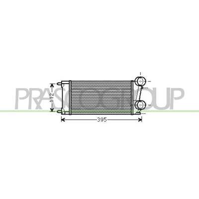 Image de PRASCO PG520N001 Intercooler PEUGEOT: 308 I 3/5 portes, 3008 I, Partner II Van, CITROËN: Berlingo II, C4 Picasso 1, 5 DS: DS5