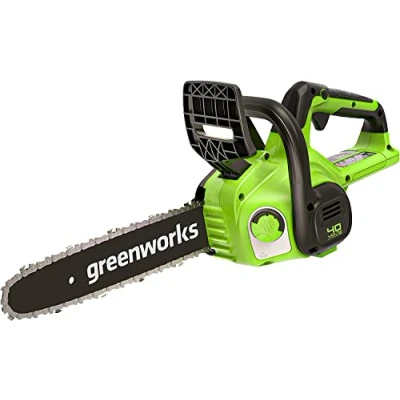 Image de Greenworks G40CS30II Tronçonneuse à Batterie, Longueur Guide Chaîne 12 Pouces (30 cm), Vitesse 4,2 m/s, 2,6 kg, Graisseur Automatique, SANS Batterie 40V Ni Chargeur, Garantie 3 Ans