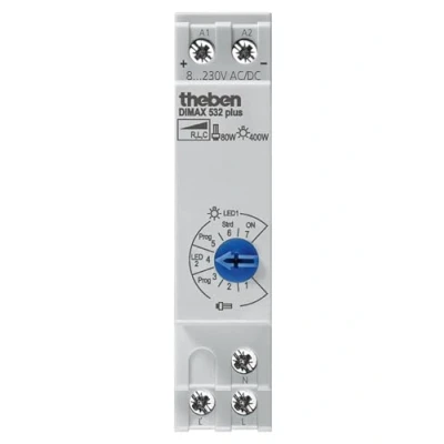 Image de Theben DIMAX 532 Plus Télévariateur Universel avec détection Automatique de Charge (5320001)