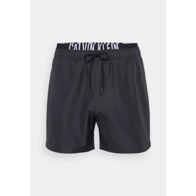 Image de Calvin Klein Slip de Bain Homme Medium Double avec Cordon Serrage, Noir (Pvh Black), M
