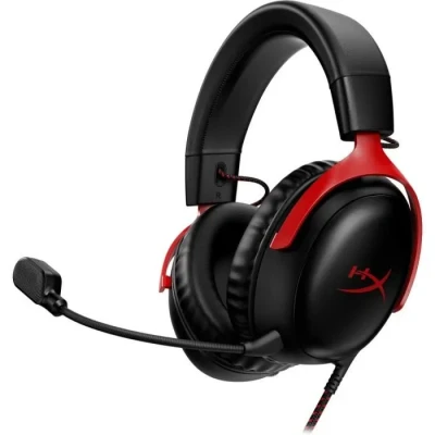 Image de HyperX Cloud III — Casque de jeu (noir/rouge) Neuf